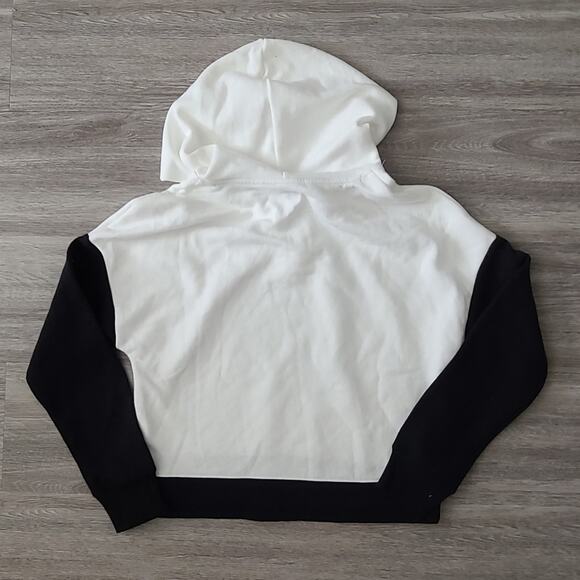 Justice crisscross neck color block hoodie Size 12 - Picture 10 of 10